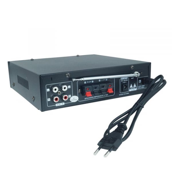 Amplificator receiver audio Bluetooth BT-158,cu USB, Radio si telecomanda [2]