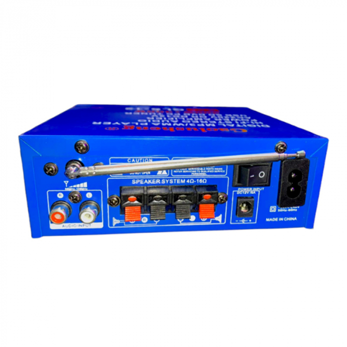Amplificator audio GLS-12 cu putere 2 x 45 W si functie Karaoke prin Bluetooth [2]