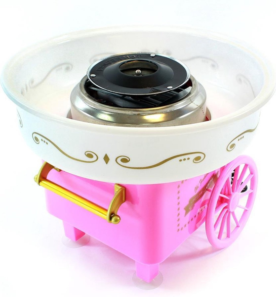 Aparat de facut vata de zahar pe bat Cotton Candy Maker Roz [6]