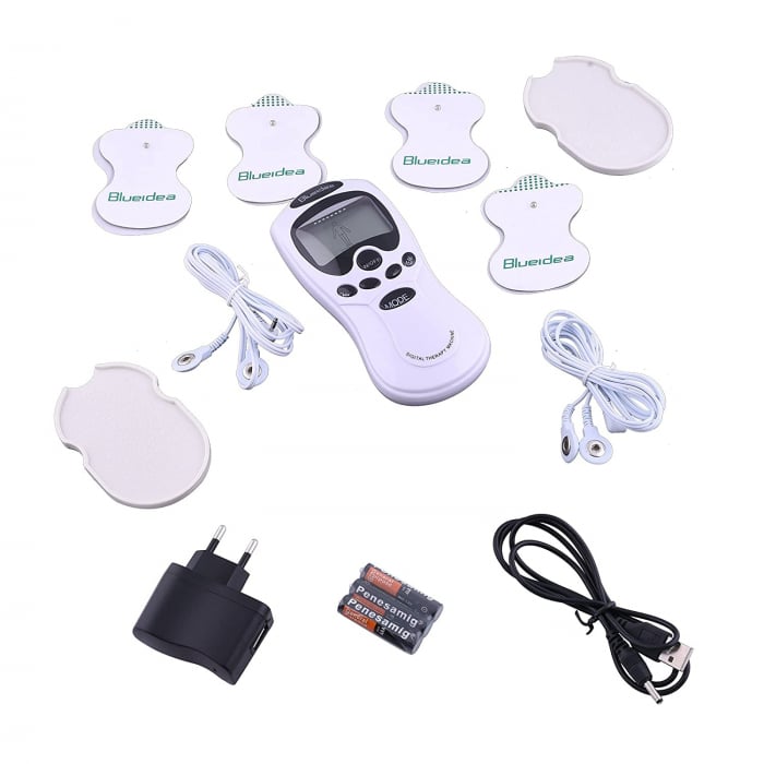 Aparat electrostimulare musculara Blueidea, cu 4 electrozi si afisaj LCD [3]