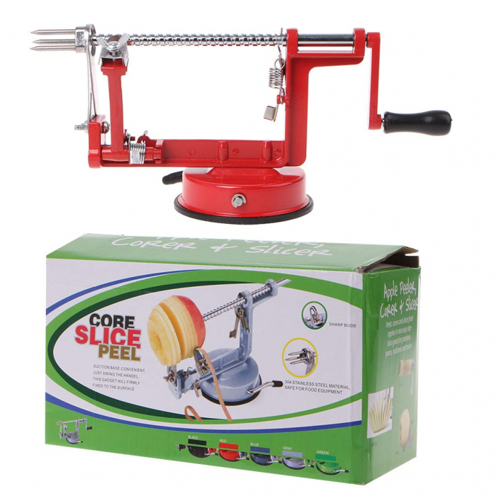Aparat pentru curatat scobit si feliat mere si cartofi,Core Slice Peel [3]