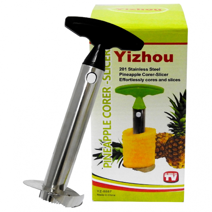 Aparat pentru curatat si feliat ananas, inox [6]