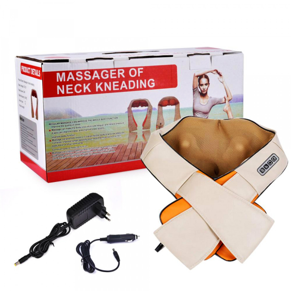 Aparat pentru masaj umeri si gat Shiatsu Massager of Neck Kneading cu infrarosu [3]