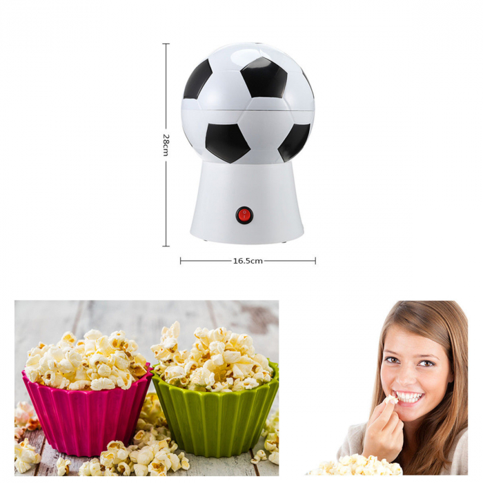 Aparat pentru preparat popcorn in forma de minge fotbal,1200W [4]