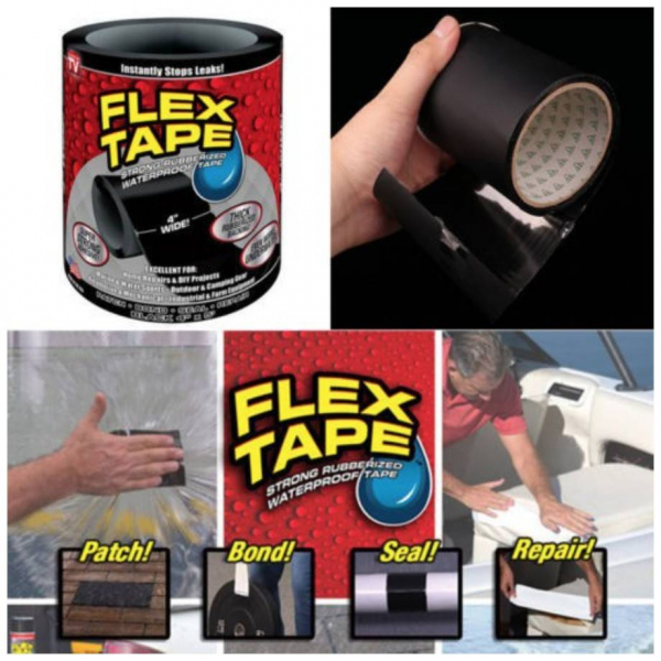 Banda adeziva cauciucata reparatoare Flex Tape [3]