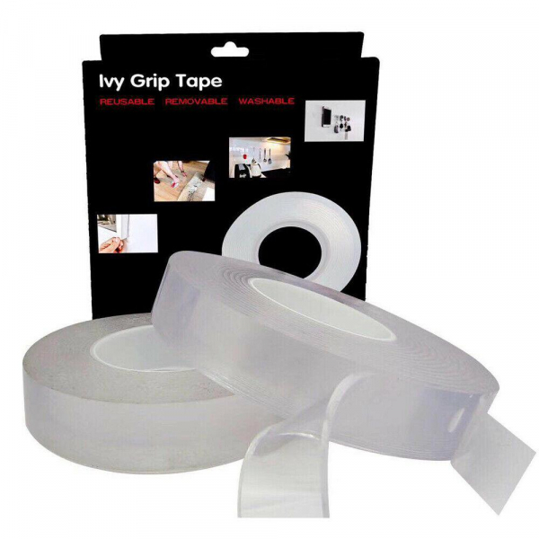 Banda dublu adeziva transparenta Ivy Grip, 3 metri [2]
