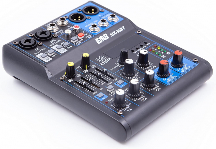 Mixer audio profesional pasiv cu 4 canale si DSP 99 multi effect, conexiune la PC - USB 2.0 [6]