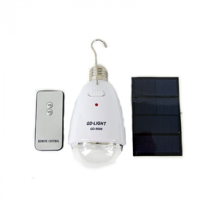 Bec economic cu telecomanda  si incarcare solara GD-Light 5005 [4]