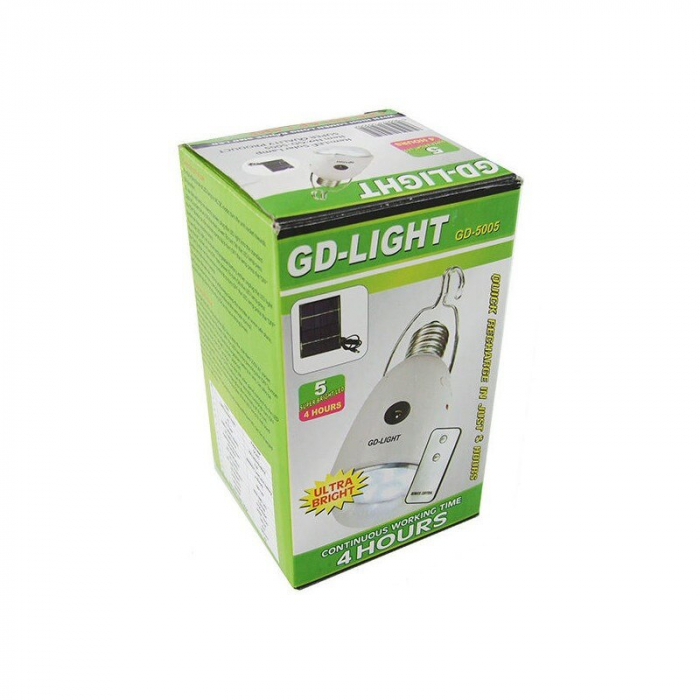 Bec economic cu telecomanda  si incarcare solara GD-Light 5005 [3]