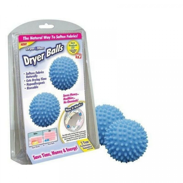 Bile hipoalergenice pentru uscarea si catifelarea rufelor Dryer Balls [2]