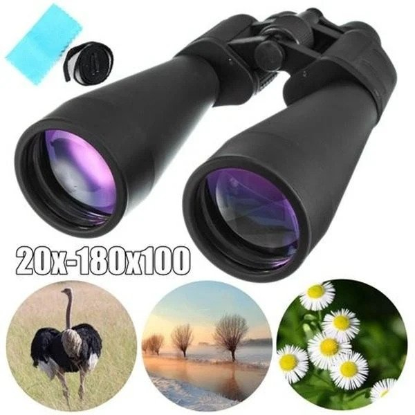 Binoclu Sakura cu zoom si reglaj 20x-180x100, profesional invelis cauciucat [5]