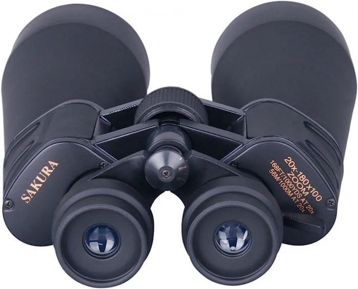 Binoclu Sakura cu zoom si reglaj 20x-180x100, profesional invelis cauciucat [3]