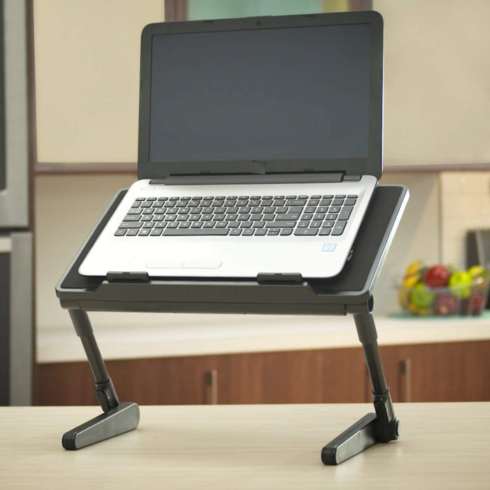 Birou portabil pentru laptop Air Space cu suport mouse si cooler [3]