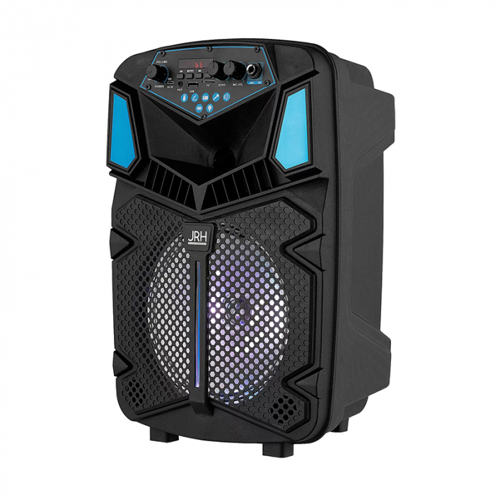 Boxa portabila JRH H8 cu Bluetooth, microfon pe fir si telecomandata inclusa [4]