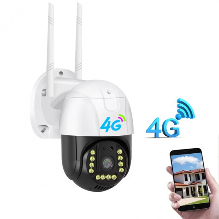 Camera de supraveghere cu SIM conexiune 4G pe Wi-Fi si Smart IP [2]