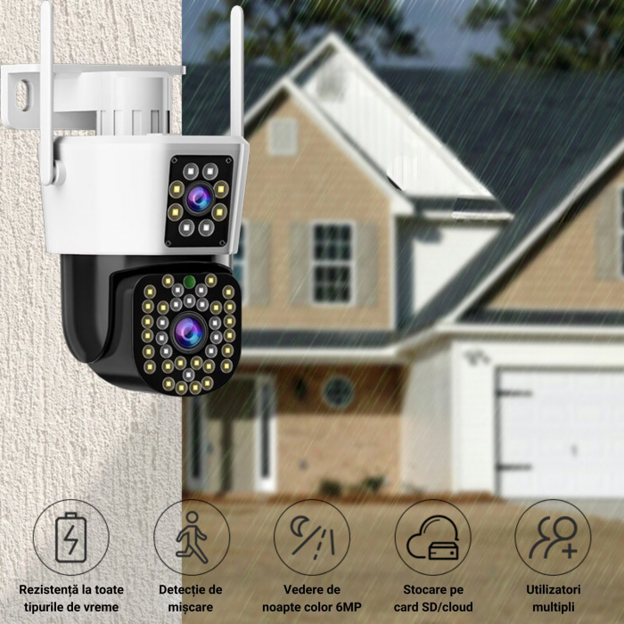 Camera de supraveghere dubla WiFi Jortan JT-8293QJ [4]