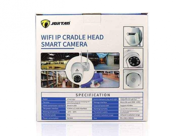 Camera de supraveghere Wi-Fi cu iP, Jortan JT-8171QJ rotatie 355 de grade [4]