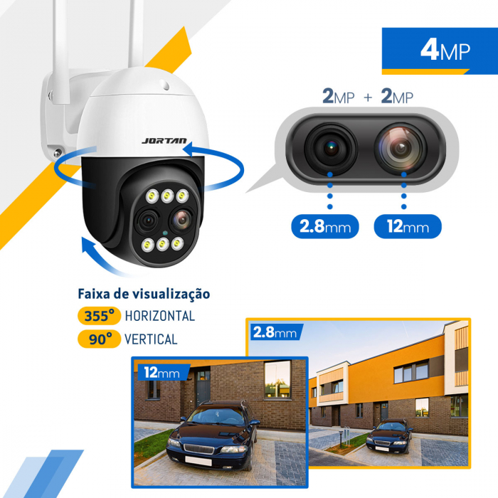 Camera supraveghere Jortan JT-8186XM cu lentila duala IP66 in infrarosu [7]