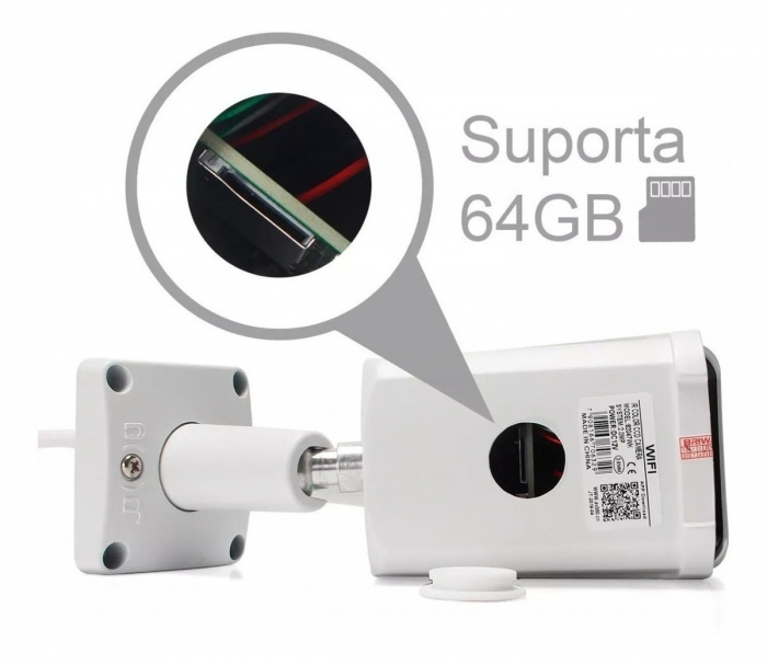 Camera supraveghere video Wi-Fi IP, wireless Jortan 82047WK cu 2 antene [4]