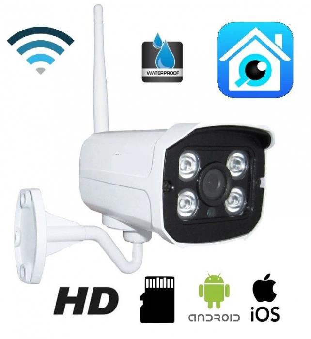 Camera supraveghere video Wi-Fi IP, wireless Jortan 82047WK cu 2 antene [2]