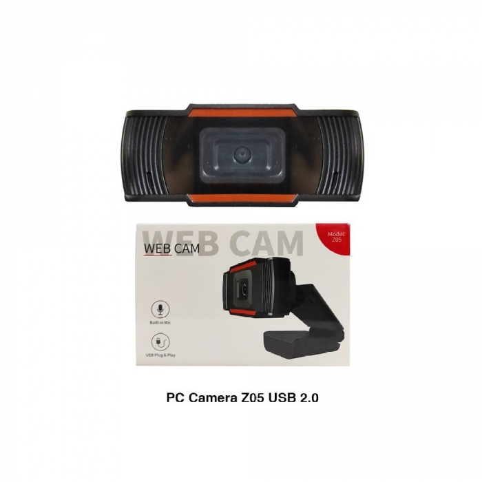Camera web Full HD 1080P cu microfon incorporat, USB 2.0 [5]