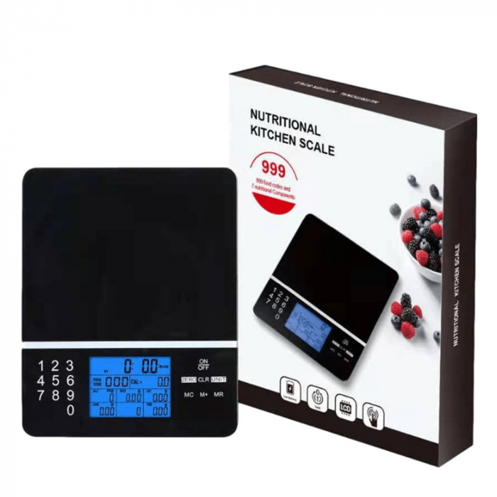 Cantar nutritional digital pentru alimente cu capacitate 5 Kg [3]