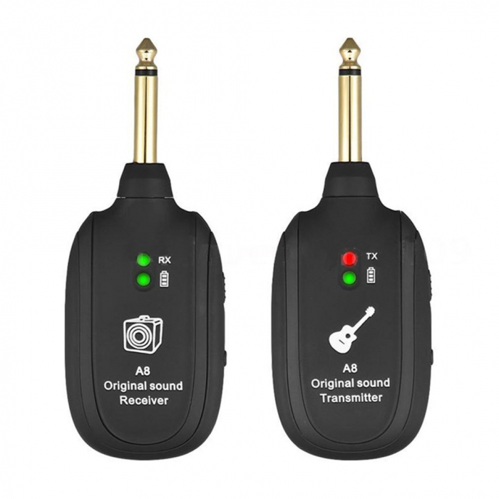 Set sistem wireless transmitator si receptor pentru chitara, A8 Original Sound [2]