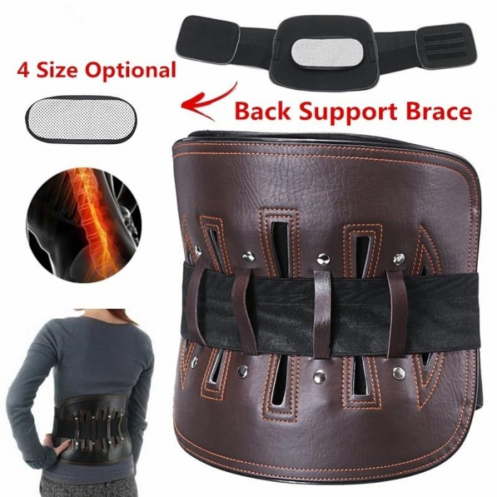 Centura lombara din piele ecologica,Lumbar Vertebra Fixing Belt [4]