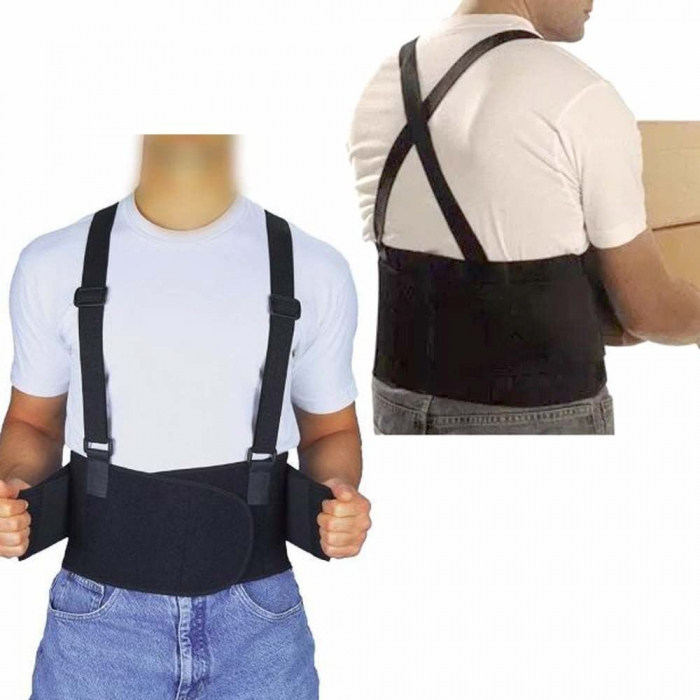Centura lombara pentru spate cu bretele, Waist Support YC-6135 [5]