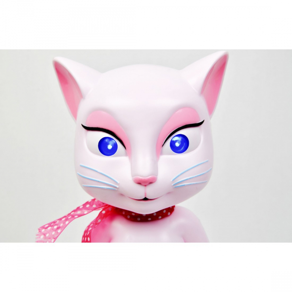 Pisicuta de jucarie amuzanta vorbitoare Talking Angela cu sunete si lumini [6]