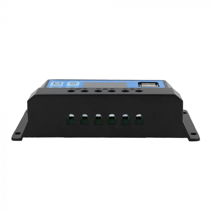 Controler pentru panou solar, regulator, 10A, 12V/24V, display LCD si 2 porturi USB [3]