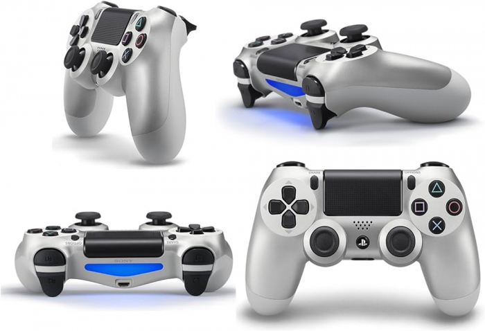 Controller Sony DualShock 4 V2 pentru PlayStation 4, Silver [4]