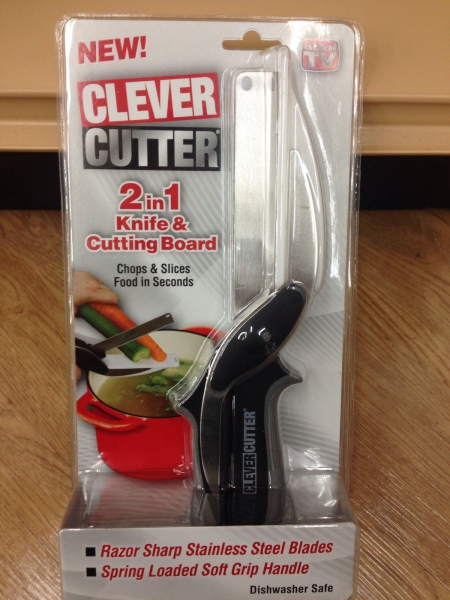Cutit pentru bucatarie multifunctional Smart Cutter 2 in 1 [2]