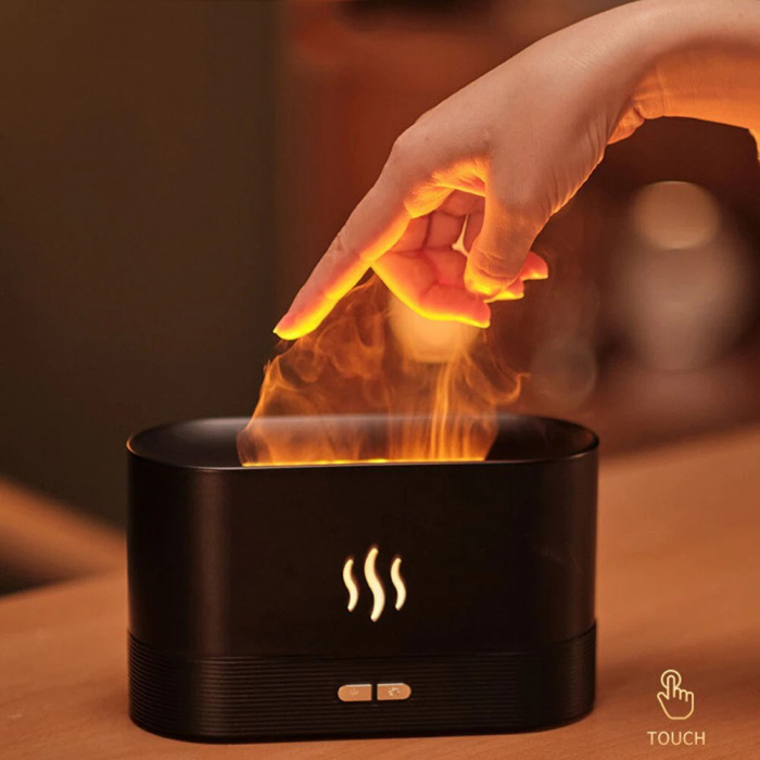 Difuzor aromaterapie si umidificator ultrasonic cu efect flacara [3]
