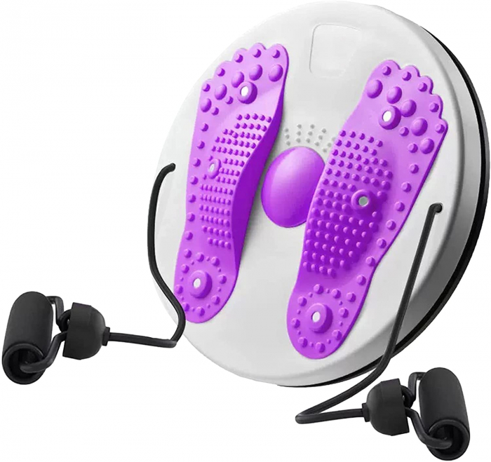 Disc rotativ de fitness cu corzi elastice,Twister Waist [3]