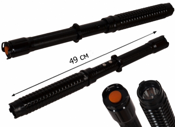 Electrosoc baston extensibil pentru autoaparare Police HY-X10 [5]