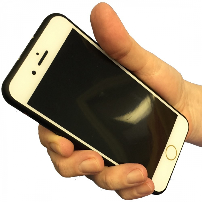 Electrosoc Paralyseur in forma de telefon IPhone 6S cu led si alarma [6]