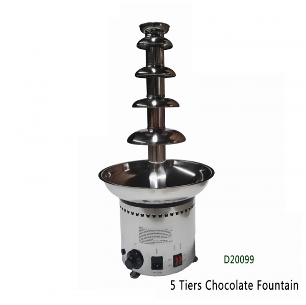 Fantana de ciocolata profesionala cu 5 cascade, putere 80 Watt [5]