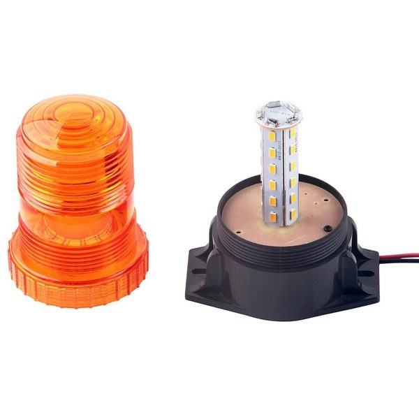 Girofar stroboscopic galben pe LEDuri SMD 12-30V [3]