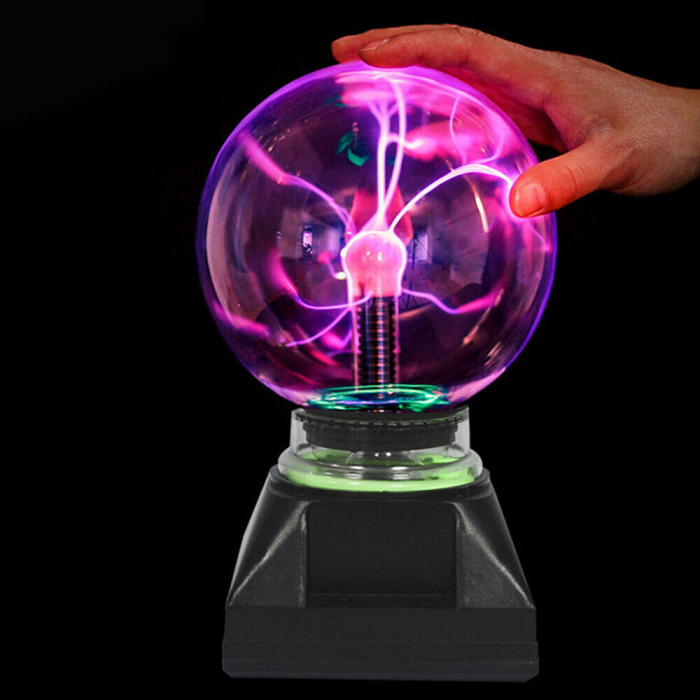 Glob cu Plasma decorativ 4 inch la 220V, lampa decorativa cu efect de fulgere [2]