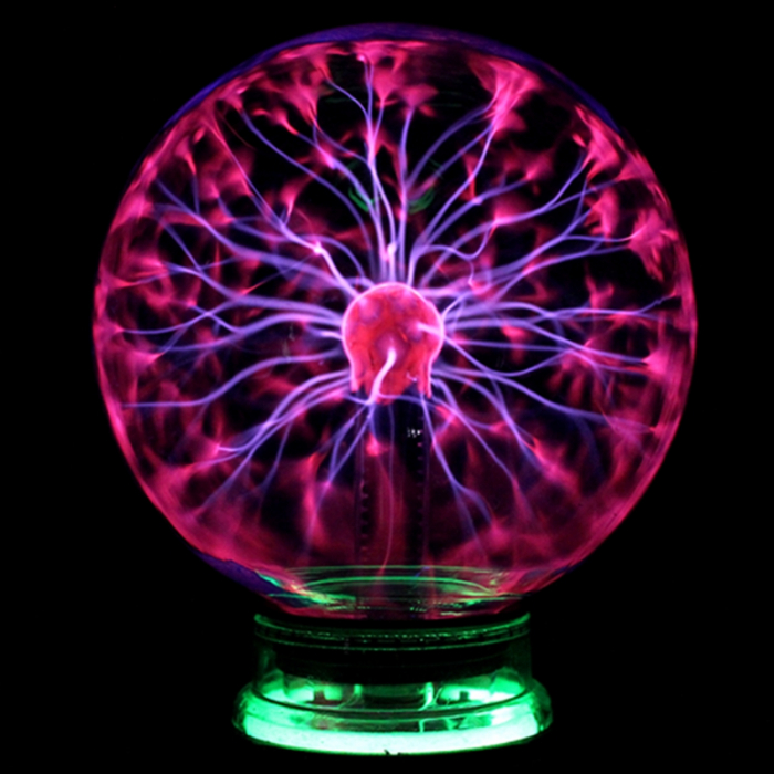 Glob cu Plasma decorativ 4 inch la 220V, lampa decorativa cu efect de fulgere [4]
