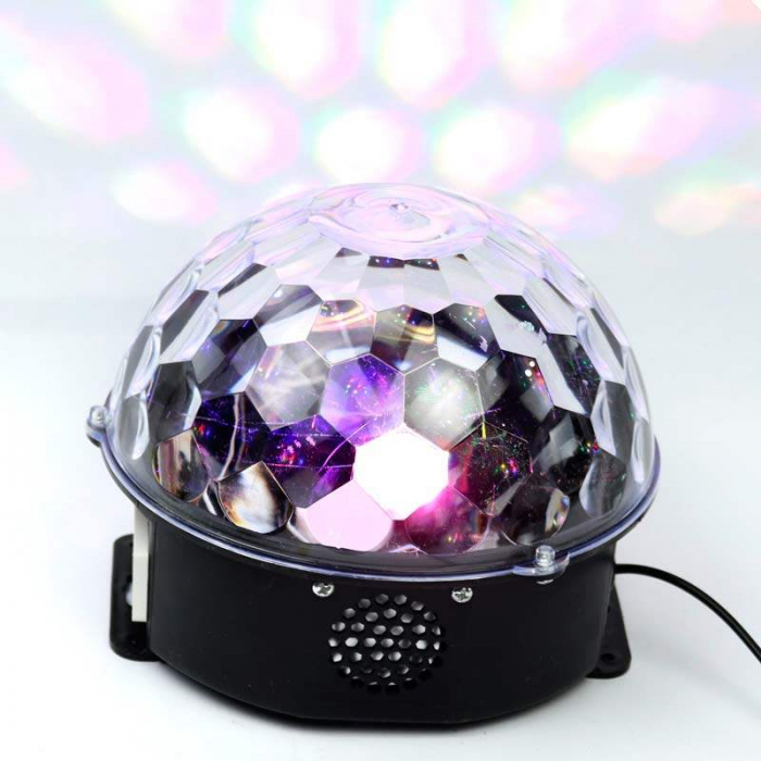 Glob disco jocuri de lumini cu MP3 Player Bluetooth si Telecomanda [3]