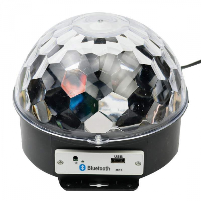 Glob disco jocuri de lumini cu MP3 Player Bluetooth si Telecomanda [2]