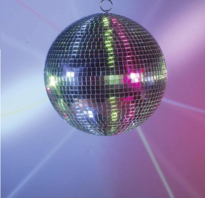 Glob Disco Profesional cu Aplicatii Oglinda, Diametru 30 cm, inclus Motoras si sistem agatare [3]