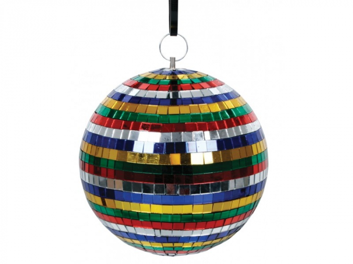 Glob Disco Profesional cu Aplicatii Oglinda, Diametru 30 cm, inclus Motoras si sistem agatare [4]