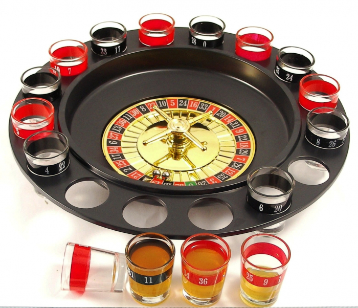 Joc ruleta cu 16 pahare de shot, Ruleta Drinking [2]