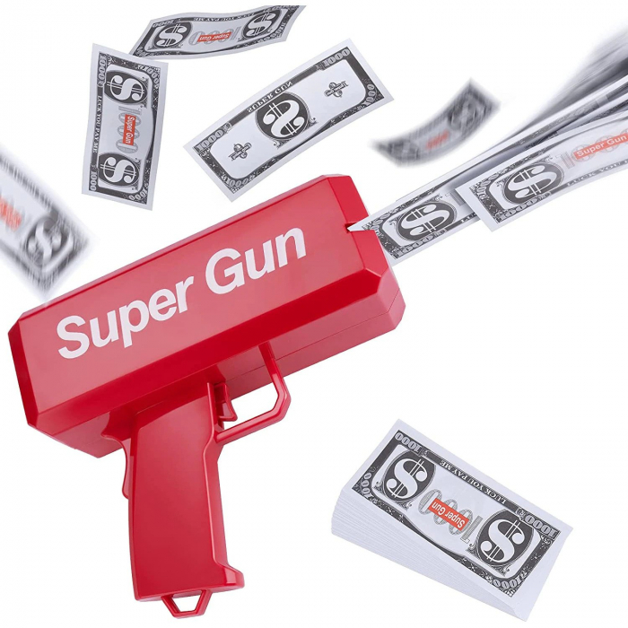 Jucarie interactiva,Pistol de aruncat bani sau pliante Supreme Money Gun [5]
