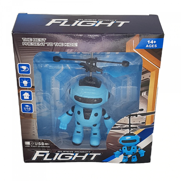 Jucarie interactiva Robot care zboara, reincarcabila cu USB [5]