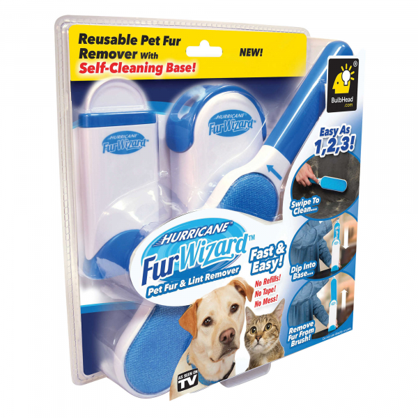 Set 2 perii si accesoriu pentru indepartarea parului de animale,Fur Wizard [4]