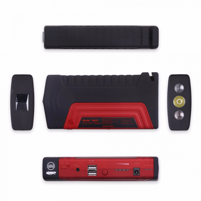 Robot pornire auto portabil, cu acumulator 50800 mAh pentru pornire auto si dispozitive portabile [4]